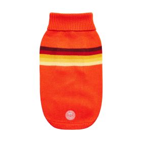 GF Pet Retro Sweater (Color: Orange, size: 2XS)