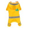 Four-Foot Waterproof All-In-One Raincoat for Pet Dogs