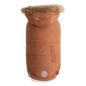 GF Pet Recycled Parka (Color: Caramel, size: S)